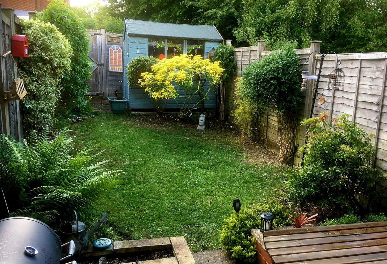 Pruned and tidied garden Pruned and tidied garden